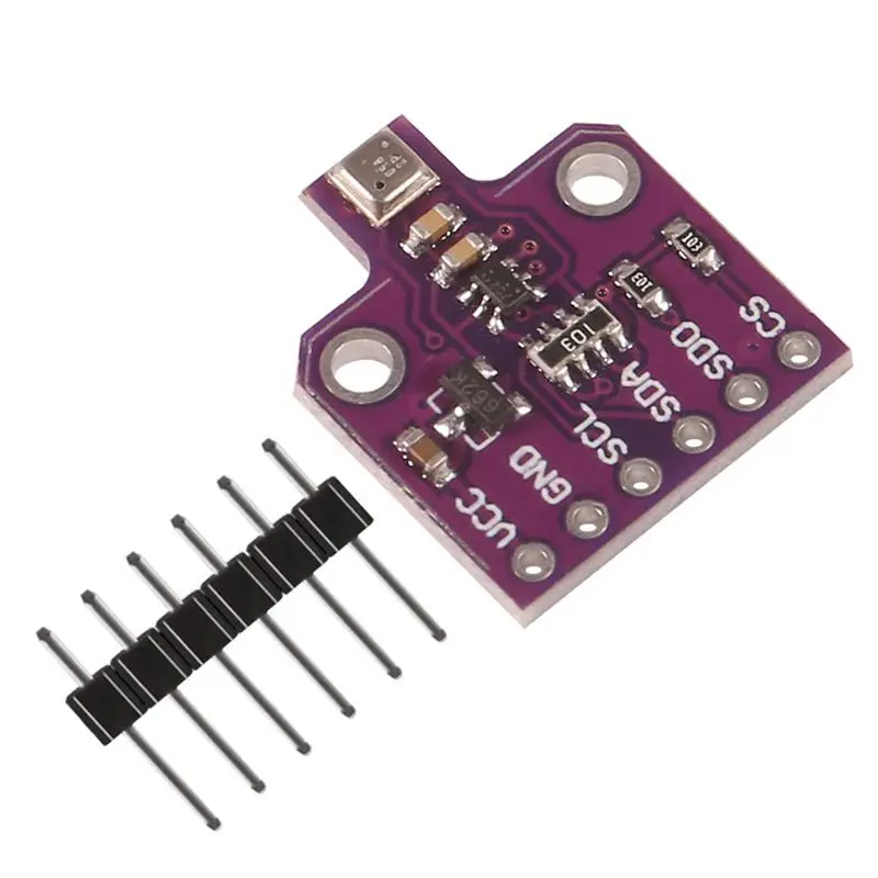 Коммутационная плата цифрового датчика температуры и влажности BME680 для Arduino