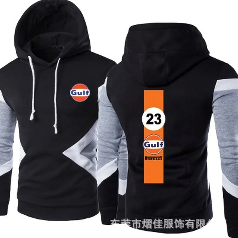 2021 New Men Gulf Spring Autumn Fashion Pullover Sweatshirts Patchwork Casual Cotton Hoodies Clothing S-5XL Size | Автомобили и