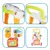 Baby Toddler Trolley Sit-to-Stand Walker Baby Learning Walking Assistant Детская Безопасность Детские Ходунки Первые шаги Автомобиль Новое поступление