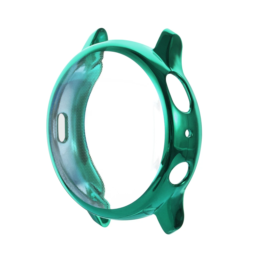 Sleek Electroplate TPU Watch Case with Full Screen Protector