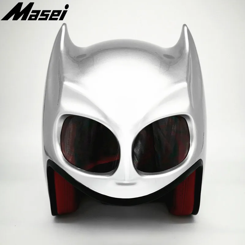 Masei шлем Бэтмена мотоциклетный винтажный Ретро-шлем темно-рыцарский шлем открытый шлем-каска мотокросса внедорожный шлем для путешествий