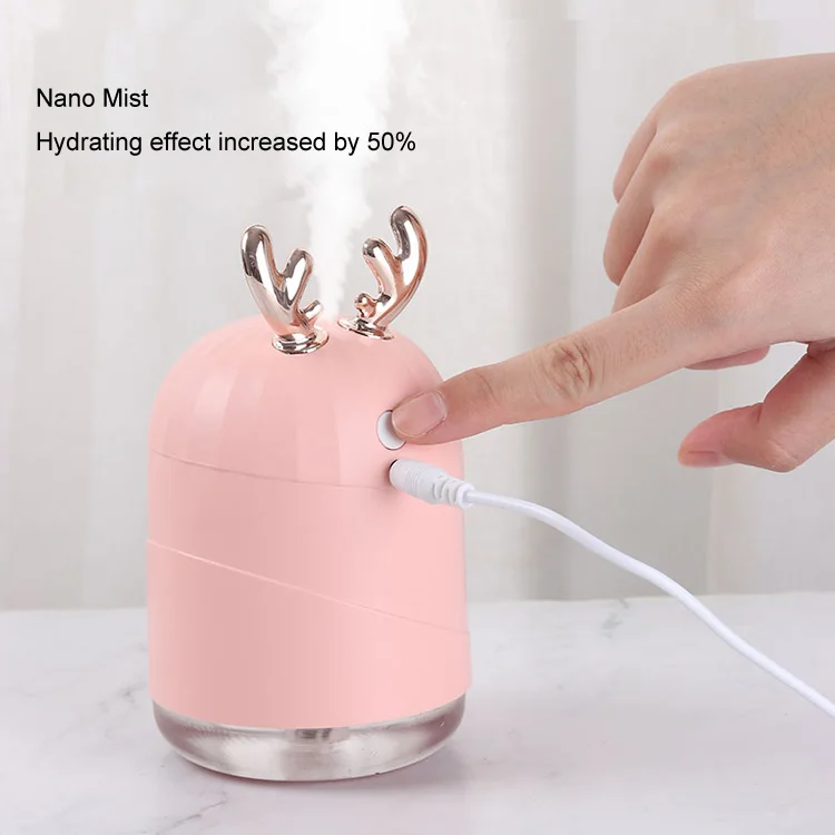 Elettrodomestici USB Umidificatore220ml Carino Pet Ultrasuoni Nebbia Fredda Aria Aroma Diffusore di Olio di Colore italtico HA