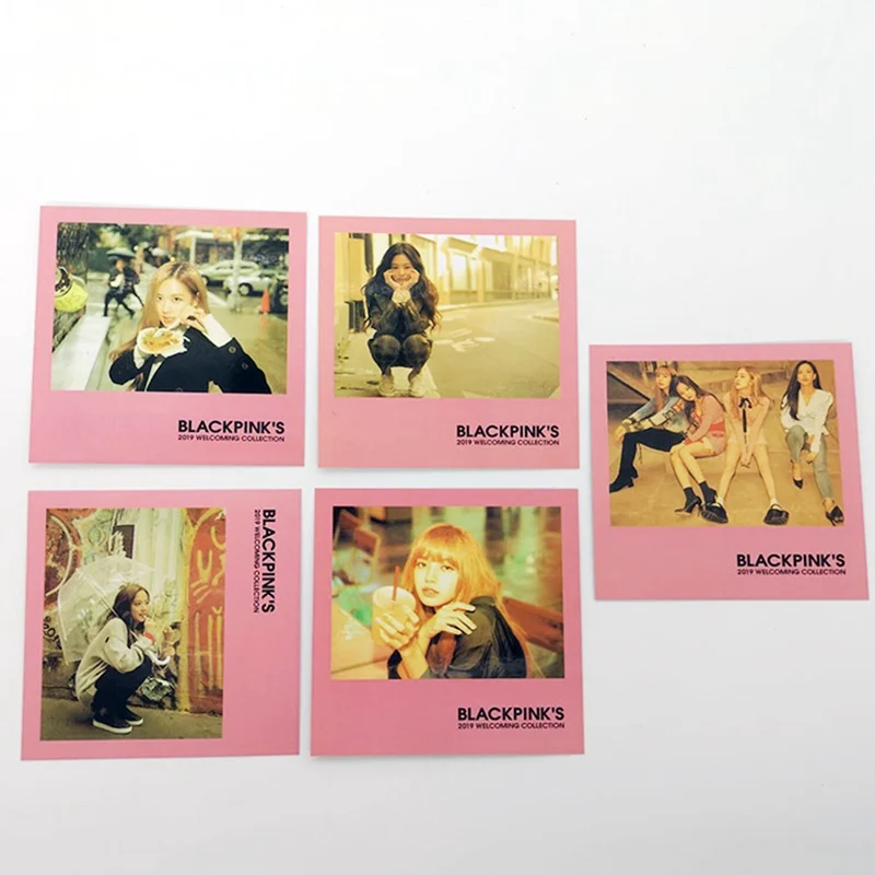 5 шт./компл. K-POP BLACKPINK альбом ломо карты Новая мода самодельные Бумага фотокарточек