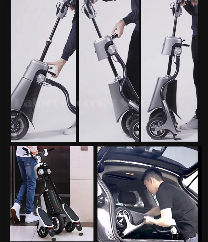 Daibot Electric Scooter Adults Three Wheel Electric Scooters Quick Charge 10 inch 36V 600W Electric Skateboard Scooter With APP  (11)