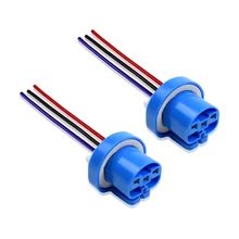 Dyoung 2 шт 9004 9007 H/L hb1 hb5 Металлический Цоколь патрон лампы Патрон авто запчасти Мужской к шинный разъем медный сердечник