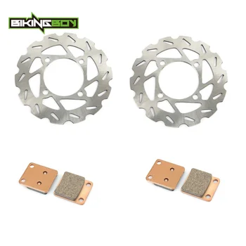 

BIKINGBOY For Suzuki LT-A 500 LT-F 500 Auto Manual LTA 400 LTF 400 Eiger 03 04 05 06 07 Front Brake Discs Rotors Disks + Pads