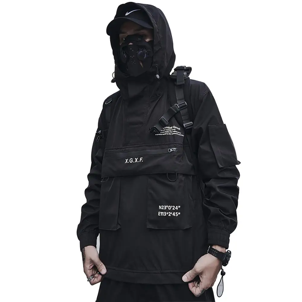 Spring Streetwear Techwear Jacket for 