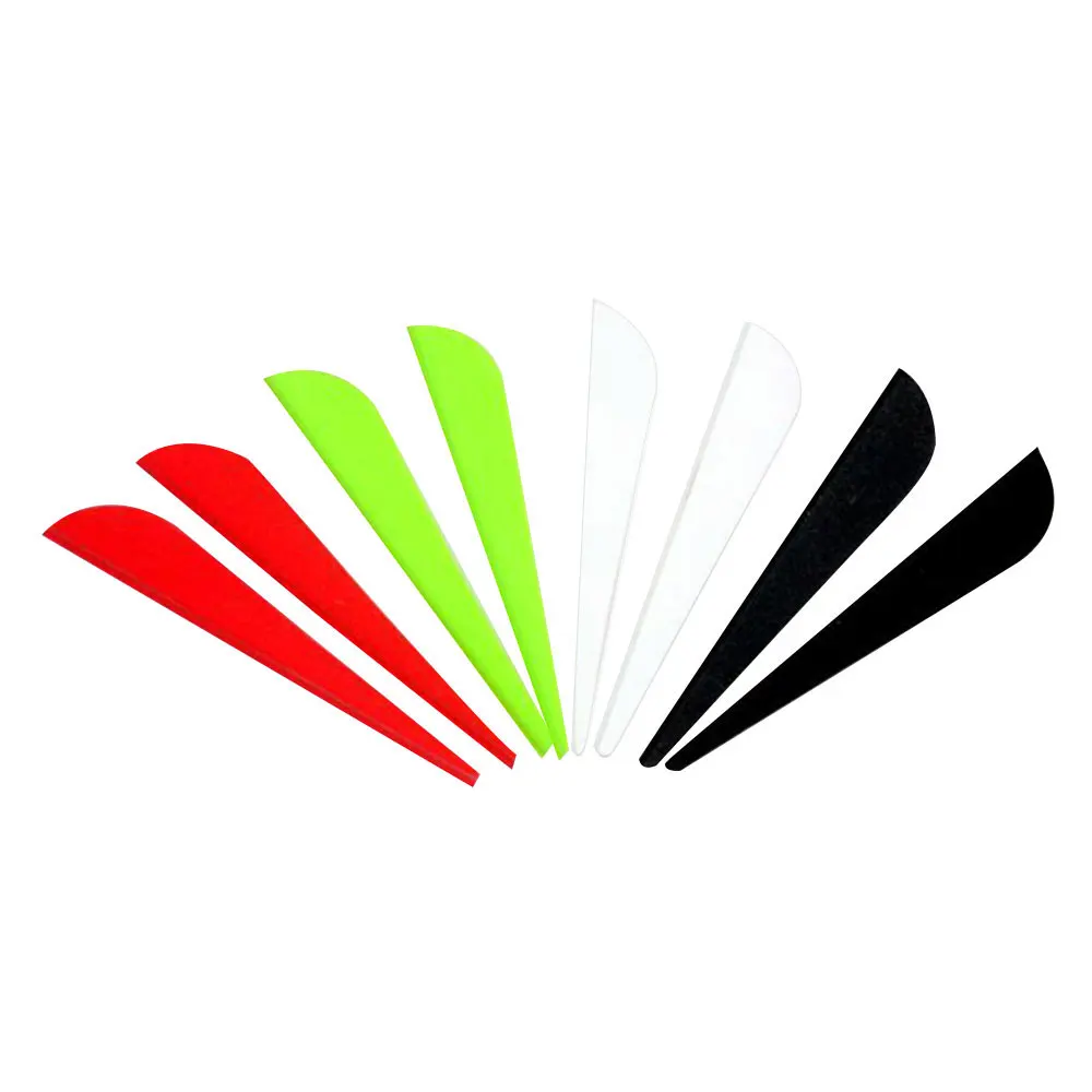 

Feather Hunting Feathers Wing Shield Tail Feather Arrows 3" 7.5CM Fletching Sports Hunting Vanes Archery Plastic Durable