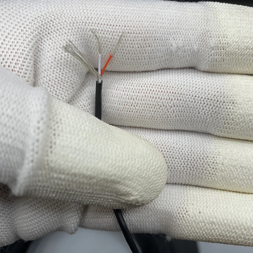 Cavo schermato a spirale 32 AWG fili a trefoli segnale in rame