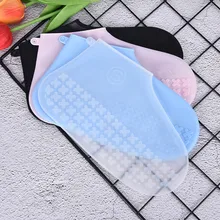 1 пара Водонепроницаемый Многоразовые водонепроницаемые ботинки Силиконовые чехлы моющийся износоустойчивый бахилы резиновые сапоги, способный преодолевать Броды для взрослых детей