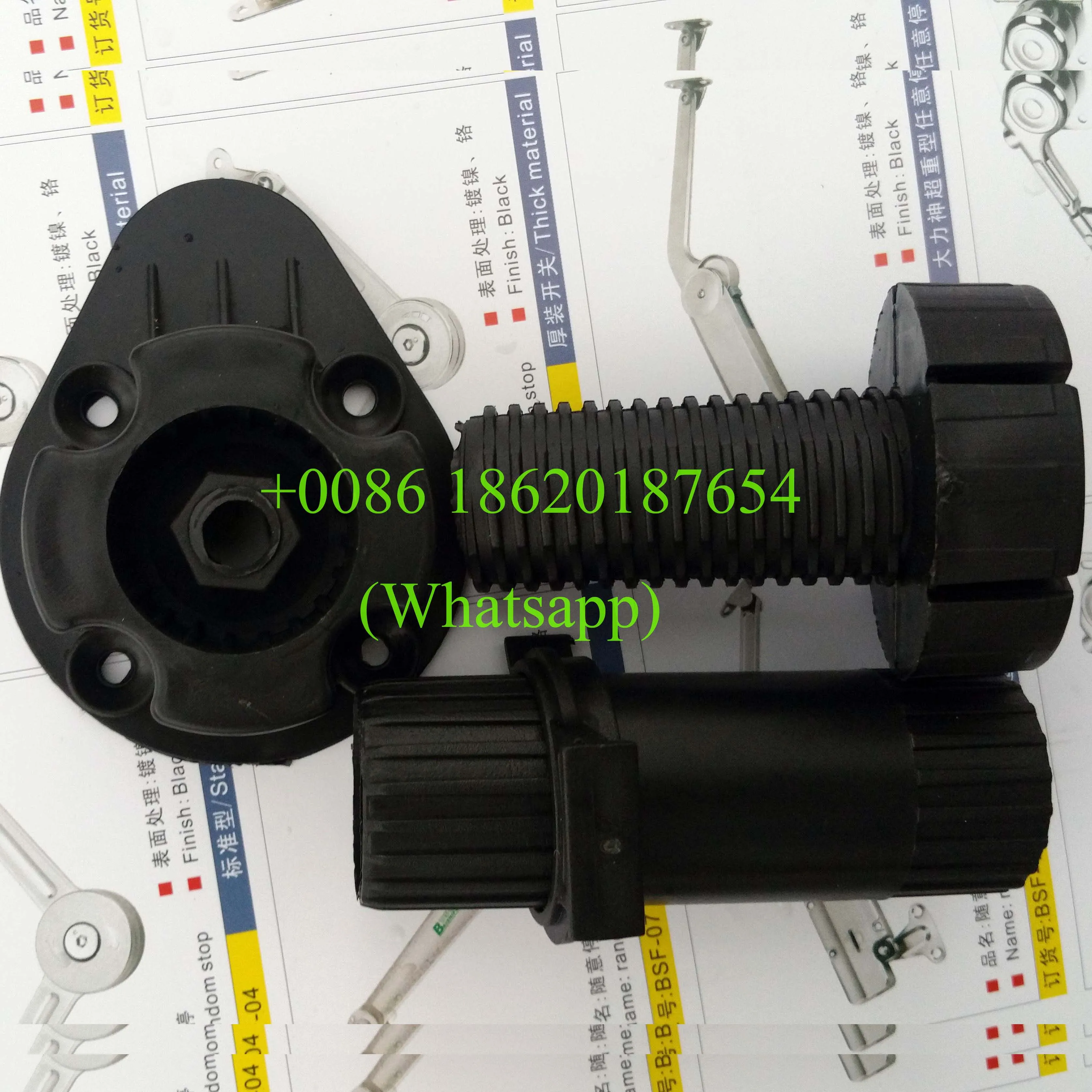 95-130mm Adjustable Feet Cabinet Foot Circular Plastic / Adjustable Furniture Feet / PP Black Foot Line