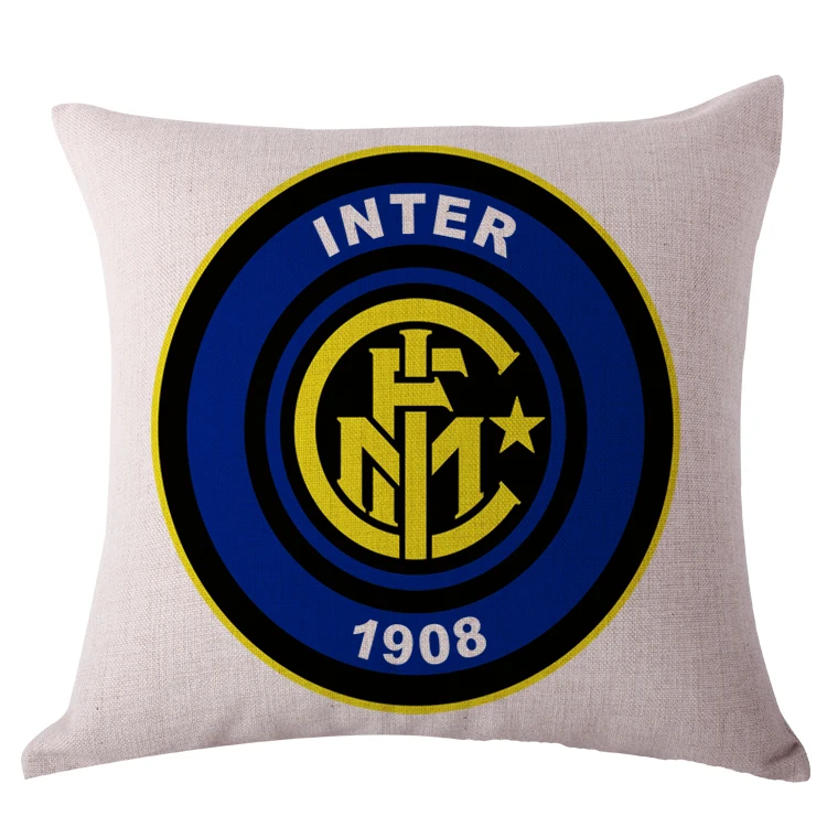 Inter наволочка креативная итальянская эмблема футбольной команды Международный