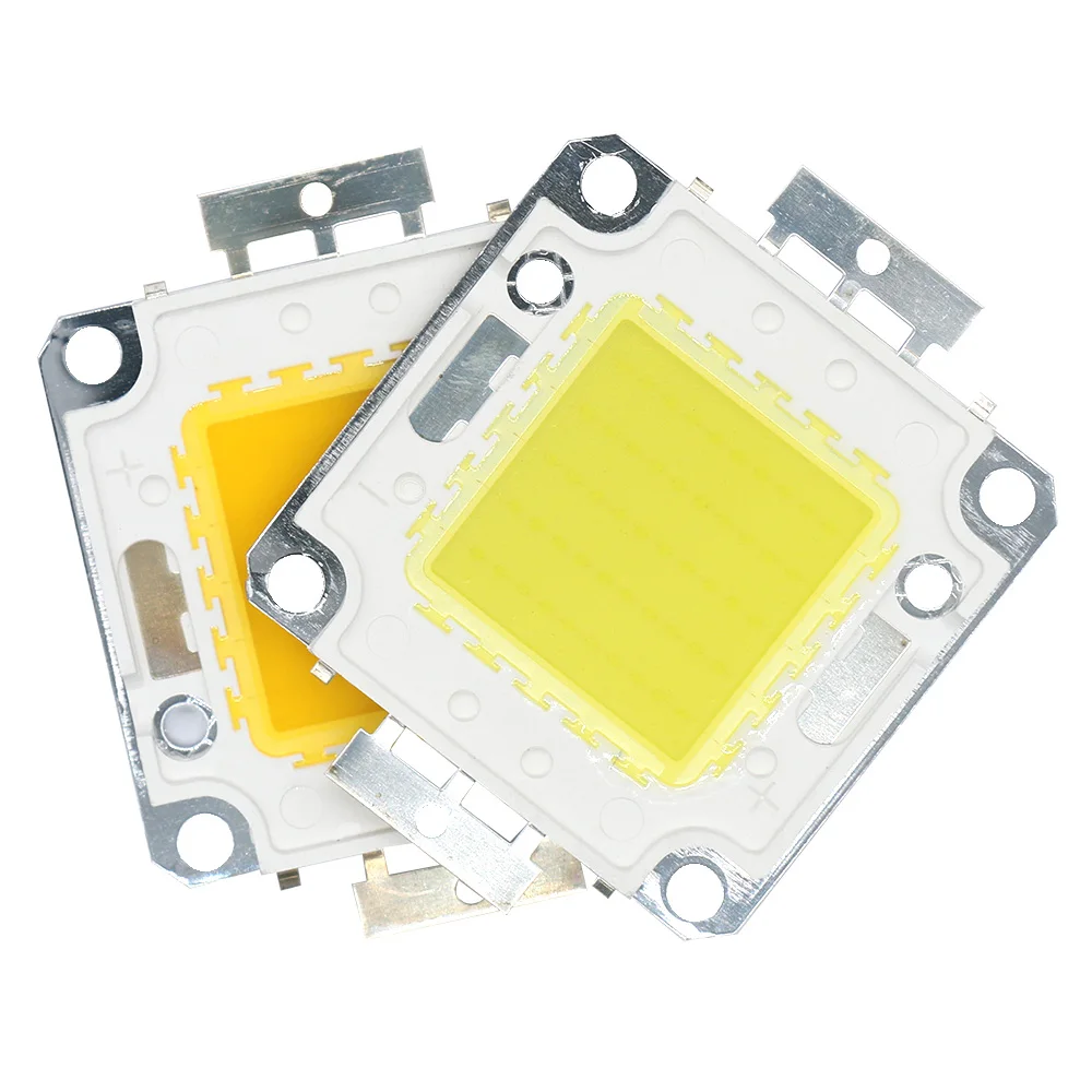 1Pcs COB LED 칩 10W 20W 30W 50W 램프 전구 칩 스포트라이트 투광 조명 정원 광장 통합 빛 LED 비즈 화이트/웜