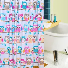 Rosalind 3d Водонепроницаемая занавеска для душа с совами дизайн ванная комната занавеска для душа с защитой от плесени Ванна занавеска для душа 120*180 см