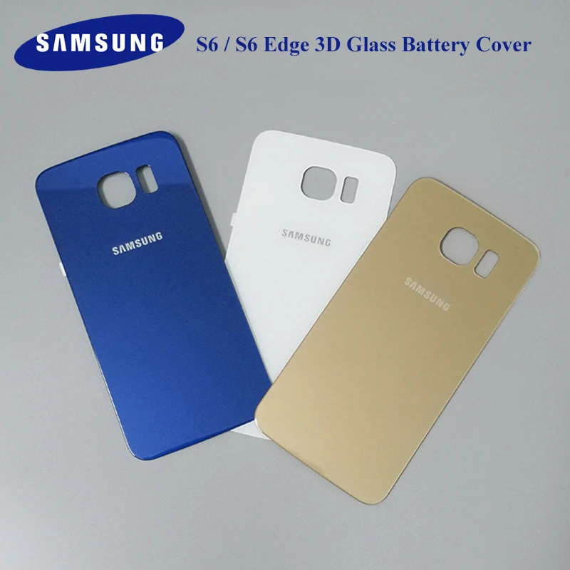 Задняя крышка батарейного отсека для Samsung GALAXY G920F G925F G928F 3D S6 edge / plus | Мобильные