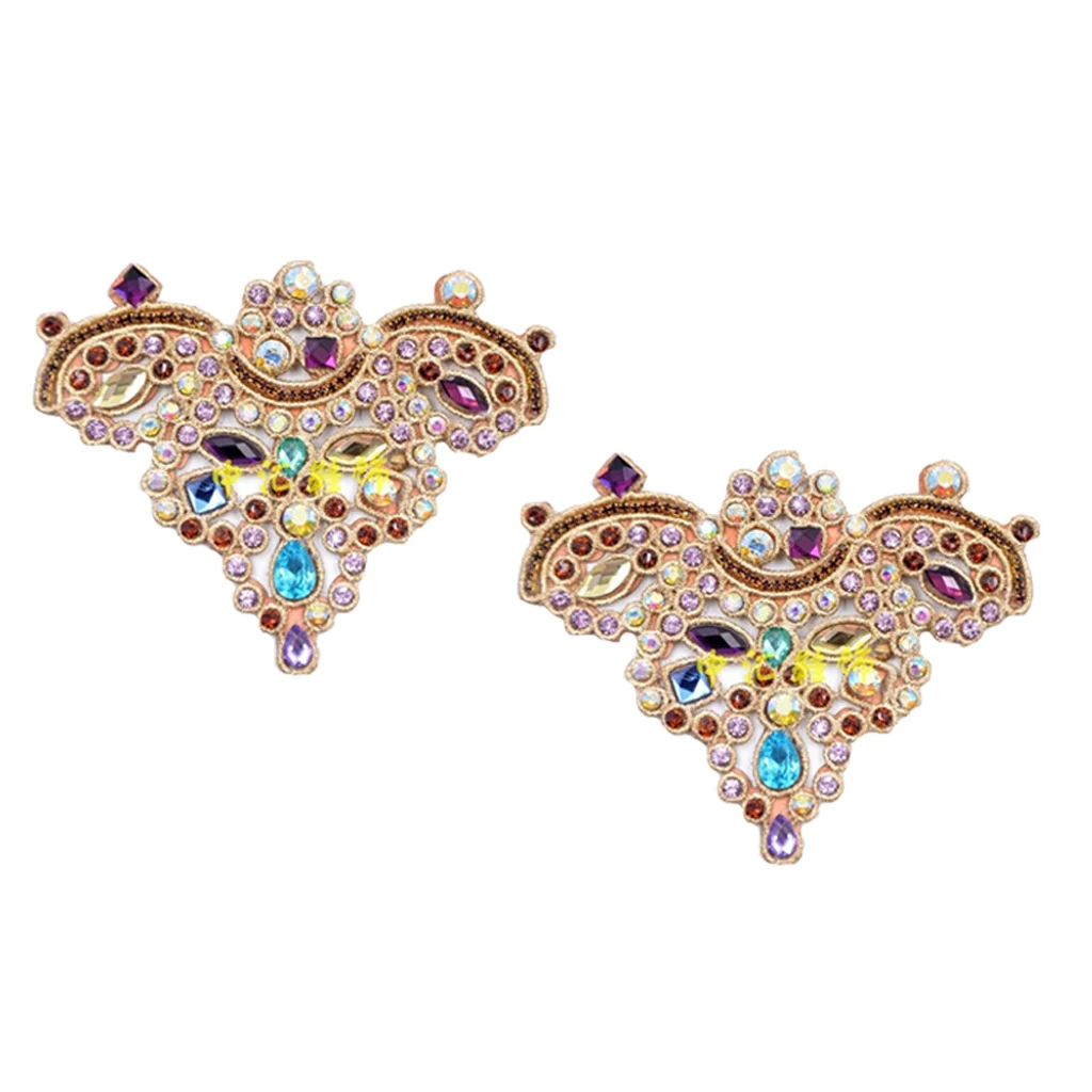 2x Crystal Shoe Clips Charm Buckle Removable Bag Dress Shoe Hat Decorations Elegant Rhinestone Pearl Shoes Clips  Decoration