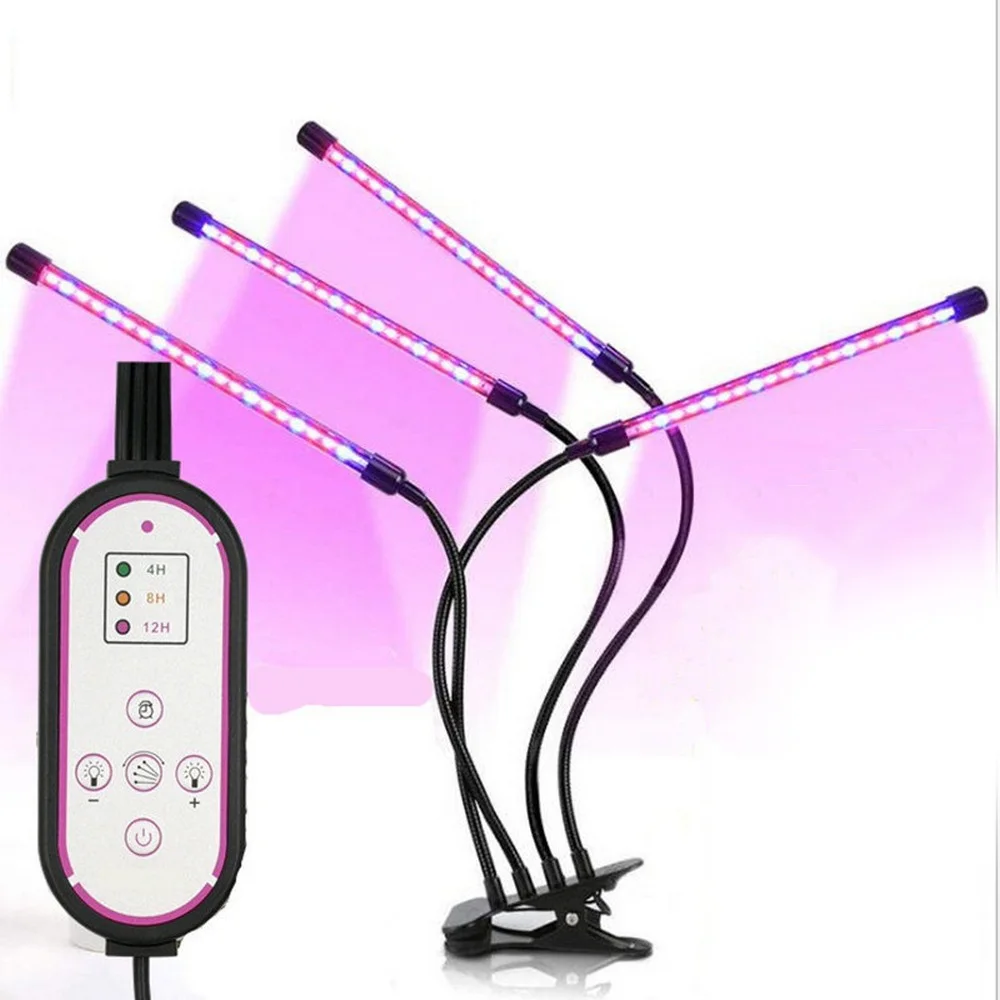 

LED Grow Light Plant Growth Lamp 5V 3 Timer Modes Plant Growth Fill Light Indoor Vegetable Flower Plant Full Spectrum Phytolamps