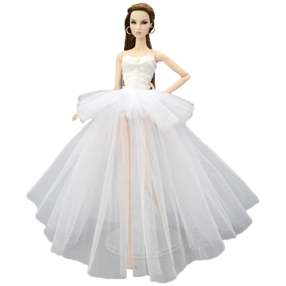 NK Mix принцесса Кукольное свадебное платье Модная кружевная юбка полная кружевная Одежда для куклы Барби аксессуары игрушки подарок 05 JJ