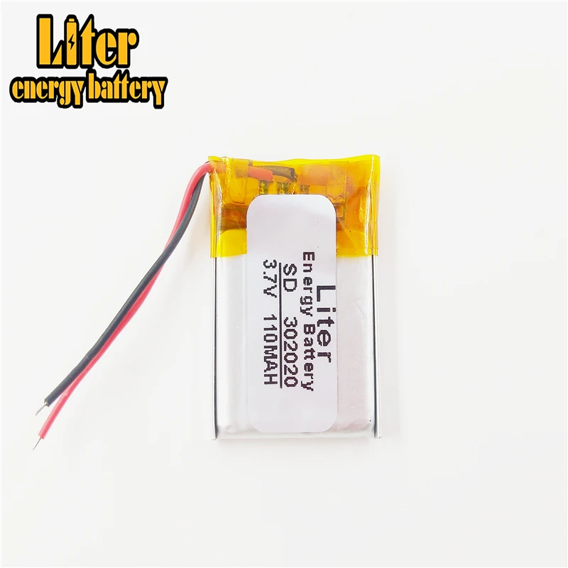 3 7 V 110mAh 302020 282020 PLIB полимерный литий ионный/литий ионный аккумулятор для динамиков