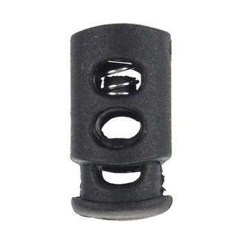 

20 Pcs 0.24" Dia Hole Rope Drawstring Cord Locks for Clothing Tent Backpack