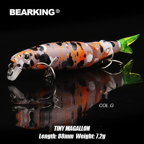 BEARKING 113 мм 16 г, 113 мм 13,7 г, 88 мм 7,2 г новые рыболовные приманки magallon family minnow crank горячая модель приманки - Цвет: Magallon-Tiny-G