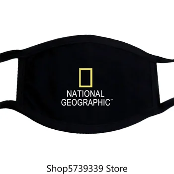 

National Geographic Magazine Mask Washable Reusable Mask for Unisex Black