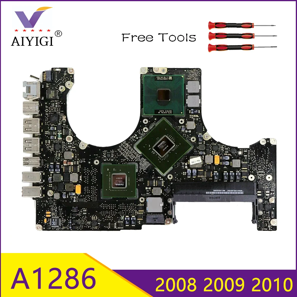 Оригинальная протестированная материнская плата A1286 820-2330-A/B для MacBook Pro 15 &quot Core i5 i7