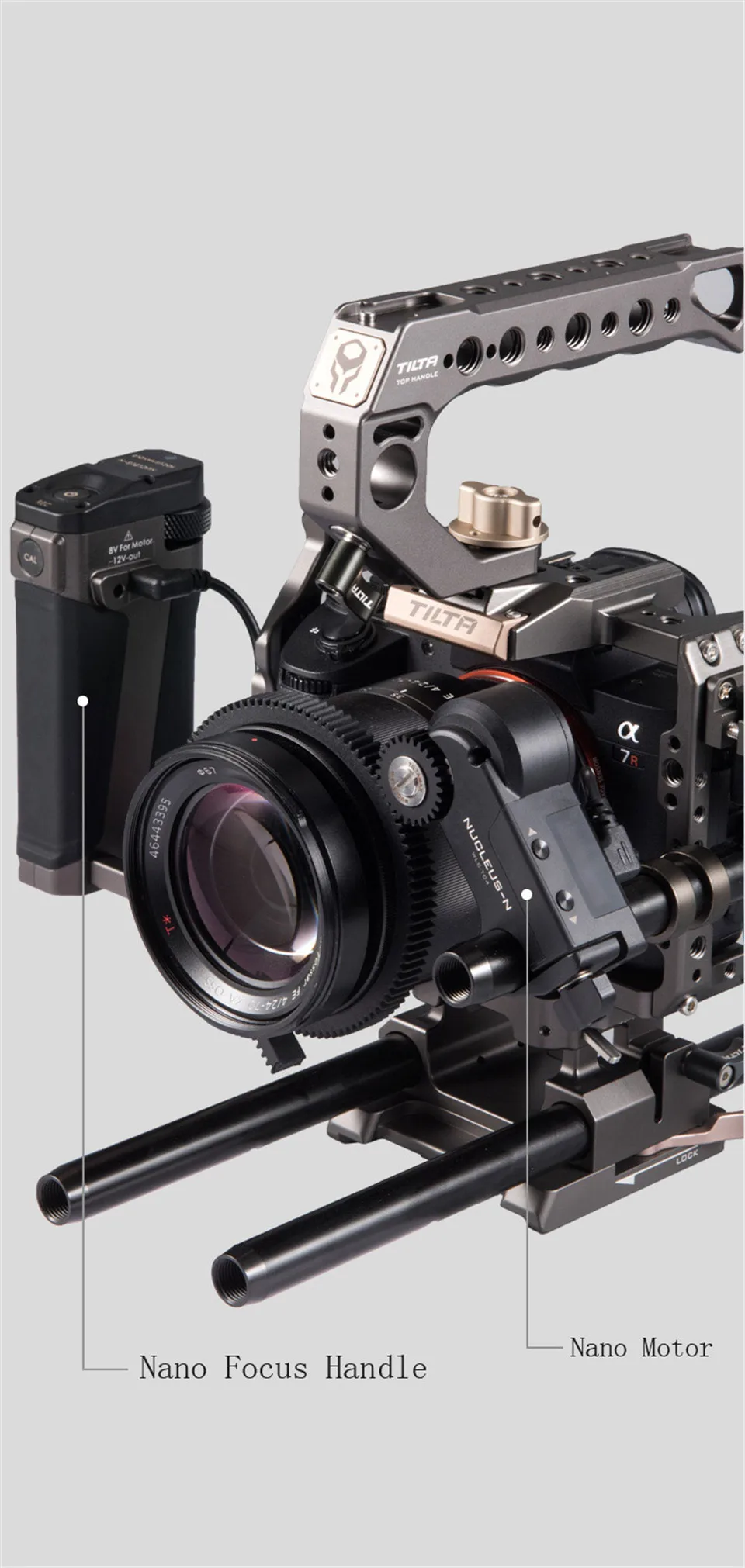 Tilta TA-T17-A-G Rig Cage для sony A7II A7III A7S A7S II A7R II A7R IV A9 Rig Cage для sony A7/A9 series Tiltaing VS Smallring