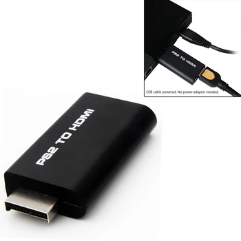 

PS2 to HDMI Video Converter AV Adapter w/ 3.5mm o Output for HDTV Monitor