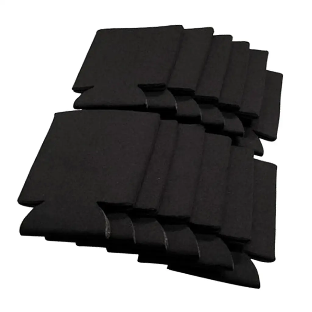 10x Neoprene Insulation Beer Can Cooler Cover Soda Drink Can Cooling Sleeve