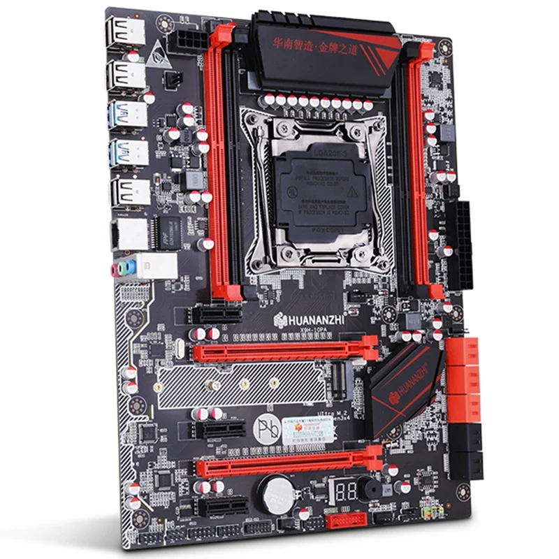 HUANANZHI X99 AD3 материнская плата с M.2 NVMe слот LGA2011 3 DDR3 4 канала x USB3.0 10 SATA3.0