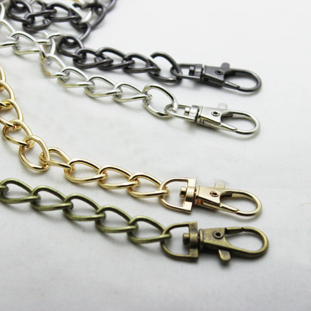 

120cm Metal Purse Chain Strap Handle Replacement Chain Handbag Shoulder Bag Chain Accessories Gold/Silver/Black Color