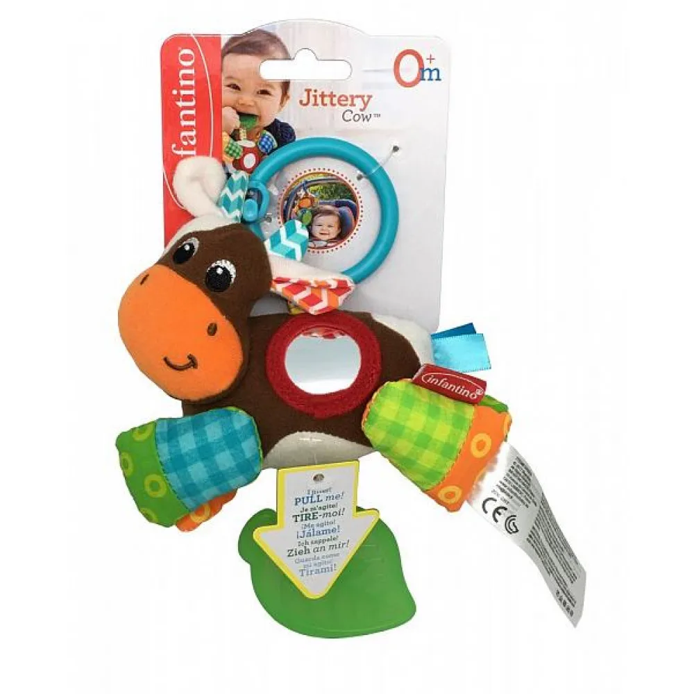 Подвесная игрушка Infantino &quotКоровка&quot | Игрушки и хобби