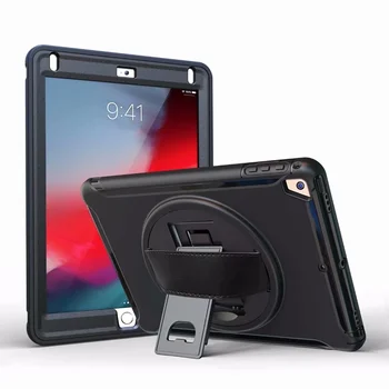 

Case For iPad Air 1 Air 2 5th 6 New iPad 9.7 2017 2018 case for iPad Pro Cover Stand Hand Strap Heavy Duty Protect Armor case