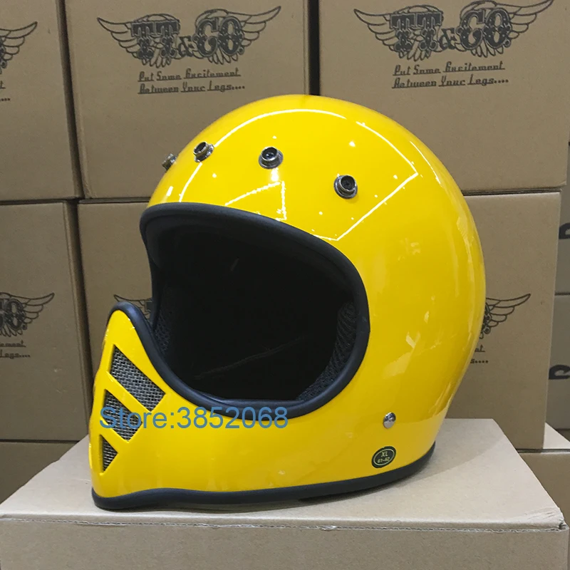 TT& CO Томпсон мотоциклетный шлем с полным лицом шлем винтажный шлем Чоппер Ghost Rider ретро-шлем casco moto3 для малого лица