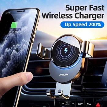 15W Qi Car Phone Holder Wireless Charger Car Mount Intelligent Infrared for Air Vent Mount Car Charger Wireless ForiPhone Xiaomi 1