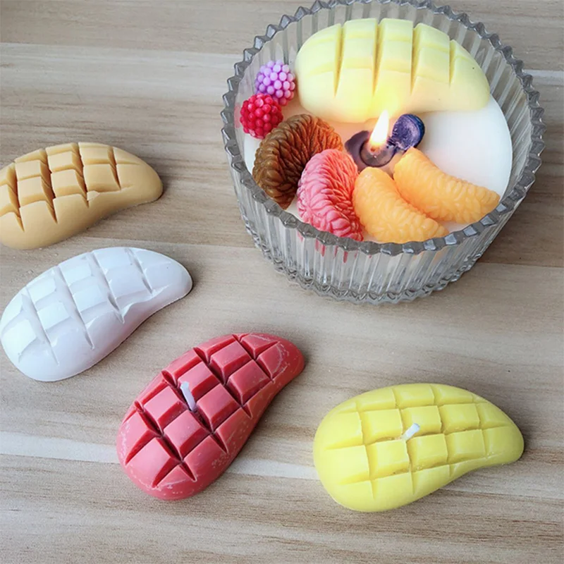 Mango Candle Mold creative fragrance candle hand DIY self made material mold |