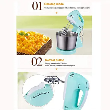 

Electric Stand Mixer Stylish Kitchen Mixer 7 Speeds Control