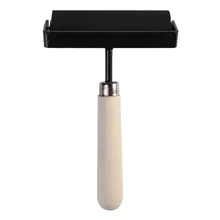 ZHONGSHENG наборы для рисования печатает ролик для чернил er масляный рулон 1,5 дюймов бревна стержень черный и белый с рисунком печатает ролик для чернил печатает клеи