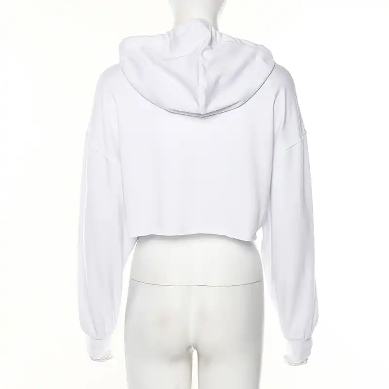 white sweatshirt cropped