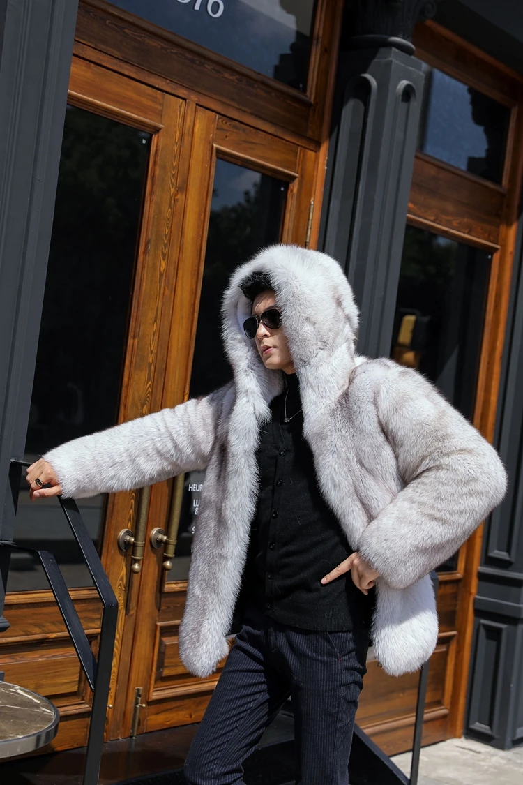 Модные Белые Однотонная одежда ветровая мужской Sobretudo Masculino человек куртка из искусственной кожи PU с капюшоном теплые мягкие уличная ветрозащитная Для мужчин куртка