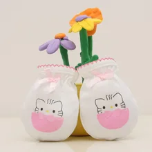 Варежки для новорожденных младенческой кружева лук перчатки Микки Мауса новорожденных мультфильм против царапин детские перчатки детские товары детские варежки