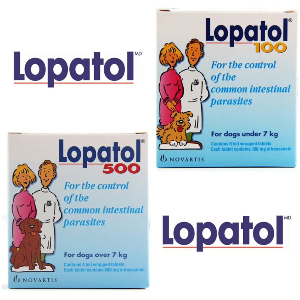 Таблетки для полости рта LOPATOL 100/500: коробка из 4/6 шт.|Аксессуары собак| |