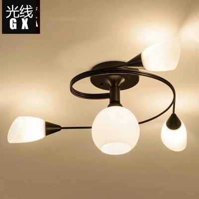 

American style simple modern ceiling lamp, creative , glass , Nordic garden lamp
