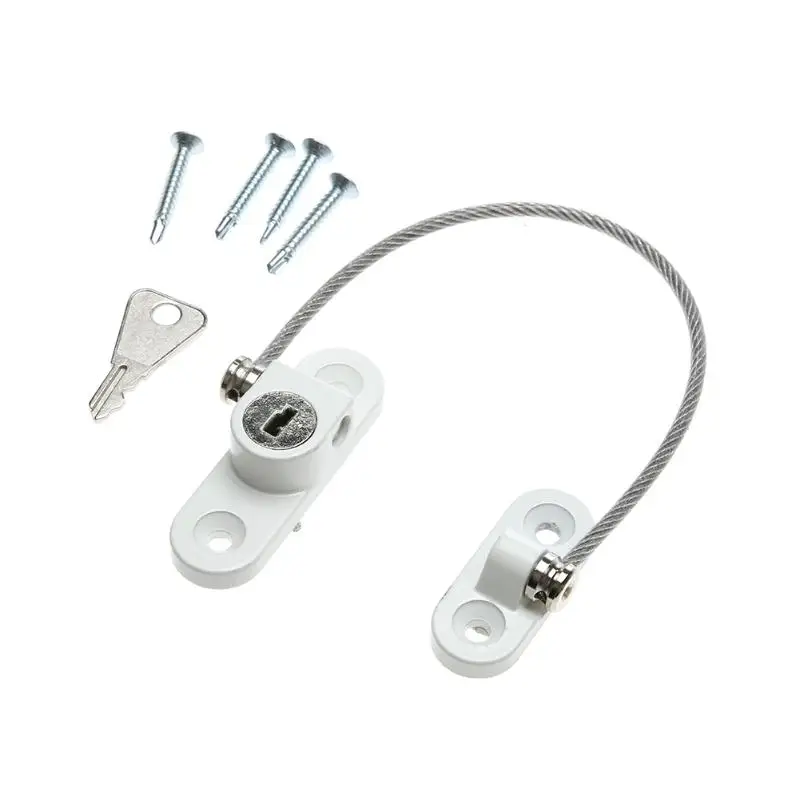

Stainless Steel Window Restrictor Security Lock Anti-kids Prevent Children from Falling Anti-theft Window Lock Home Hardware