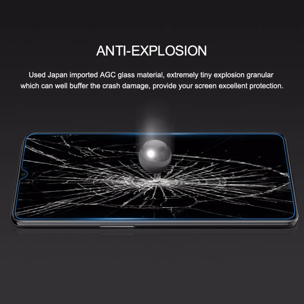 10 шт./лот,, NILLKIN Amazing H+ PRO, Взрывозащищенная защитная пленка из закаленного стекла для Oneplus 7T