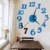 Mini Home Wall Clock 3D DIY Acrylic Mirror Stickers Self Adhesive For Home Decoration Living Room Quartz Needle Hanging Watch 14