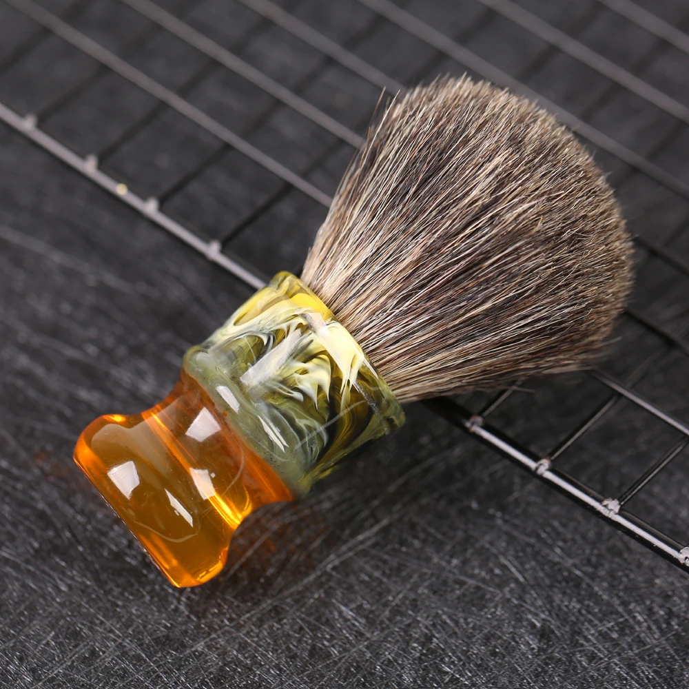 YAQI 22MM Sagrada Familia 100% Pure Badger Hair Resin Handle Men Wet Shave Brushes