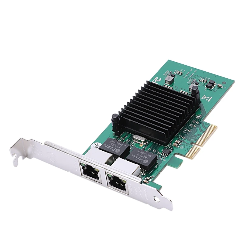 Сетевая карта для серверного чипсета Intel82575 Gigabit Pci-Express сетевая карта 1000M Pci-E двойной сетевой адаптер Rj45 порт