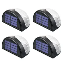 Ландшафтные светильники, солнечные забор, светодиодный светильник для улицы, для газона, сада, двора, дорожки, лужайка, точечный светильник, для дома, вечерние, Рождественский Декор